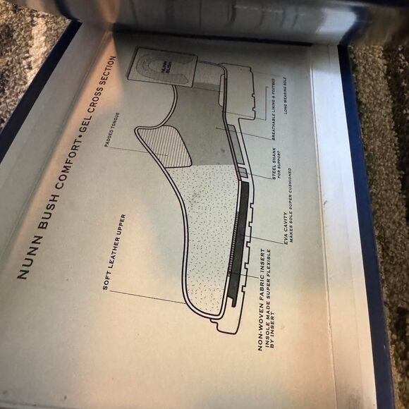 Nunn-bush Men's Black and Brown Oxfords - Picture 3 of 5